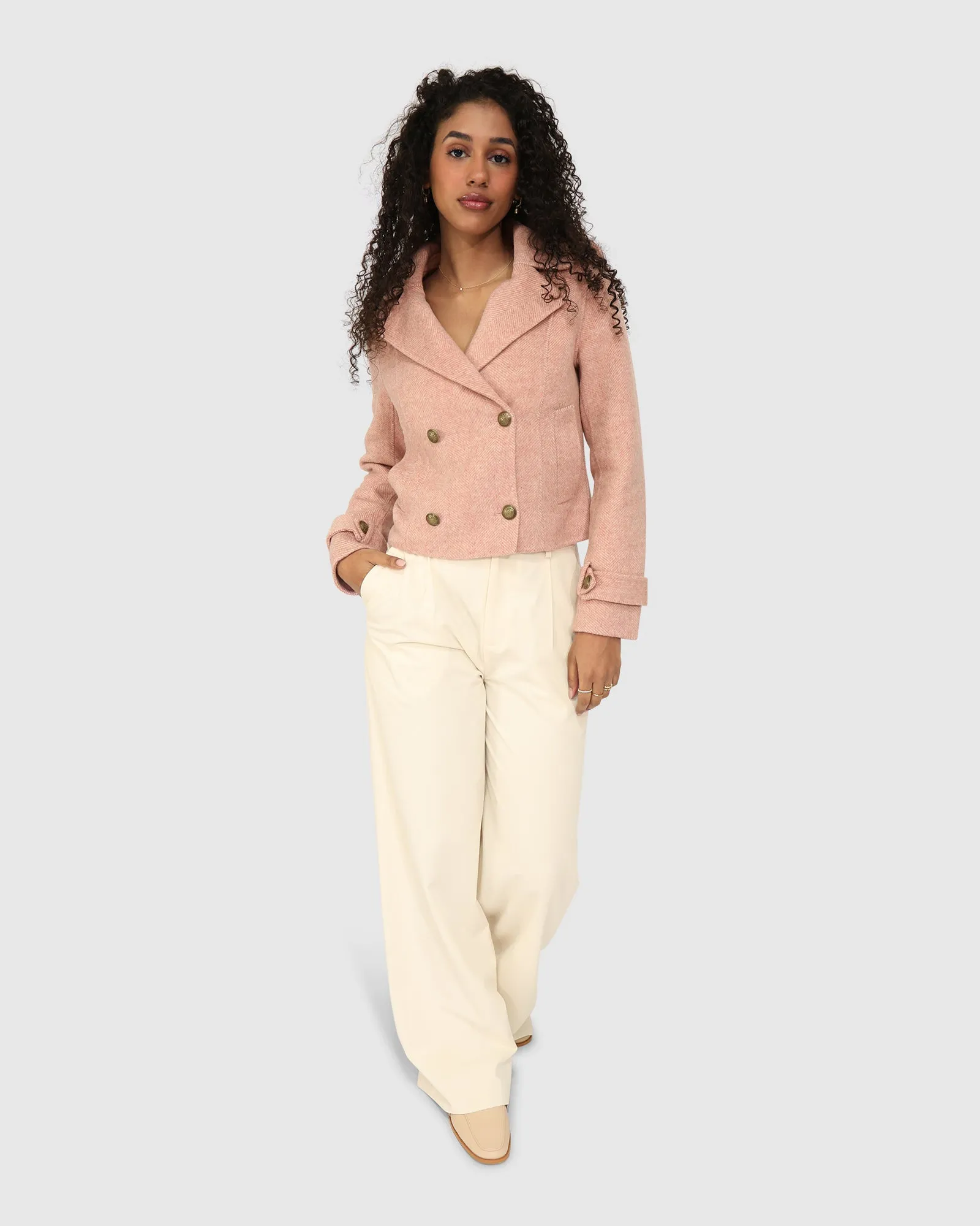 Better Off Militär-Peacoat - Rosé