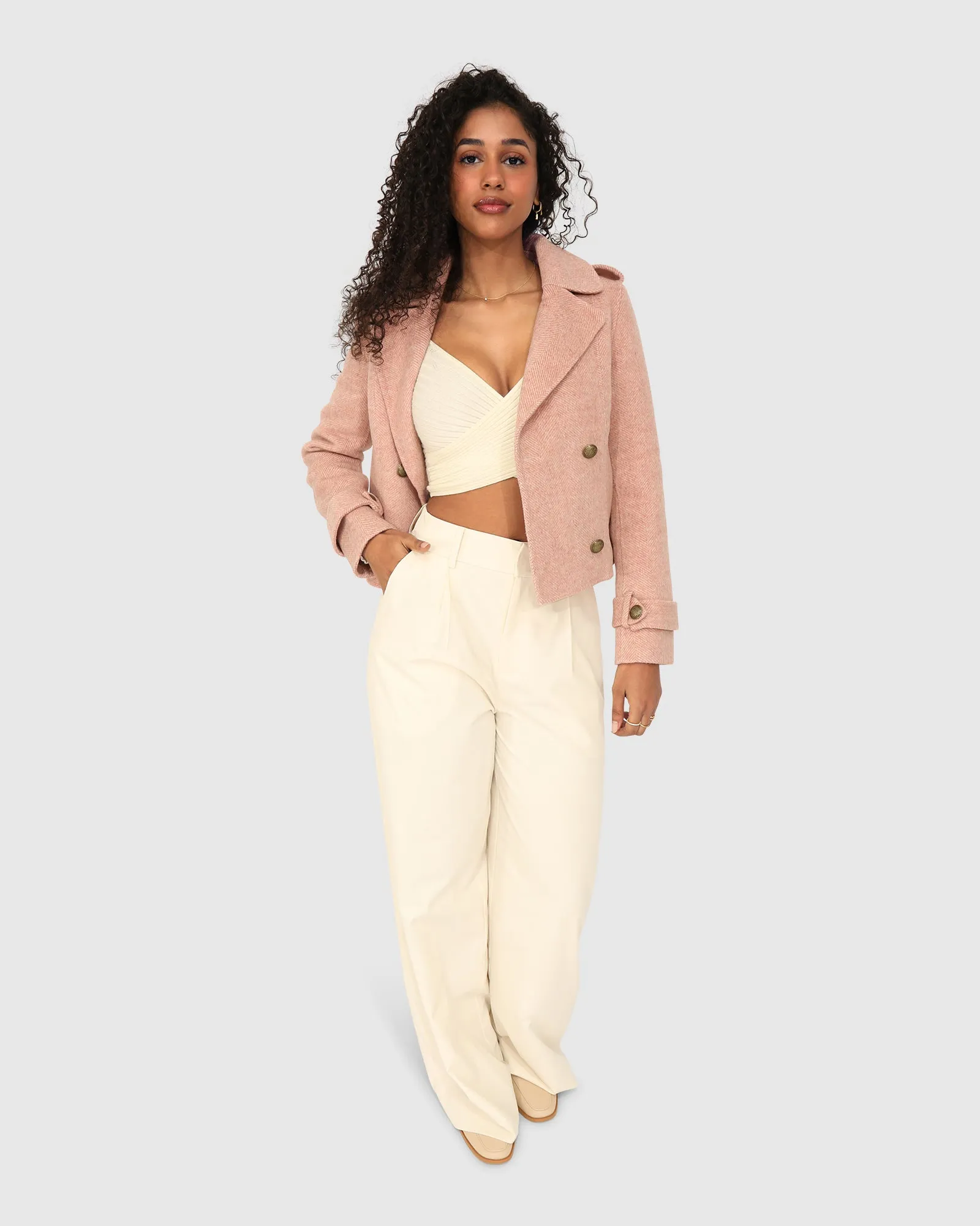 Better Off Militär-Peacoat - Rosé