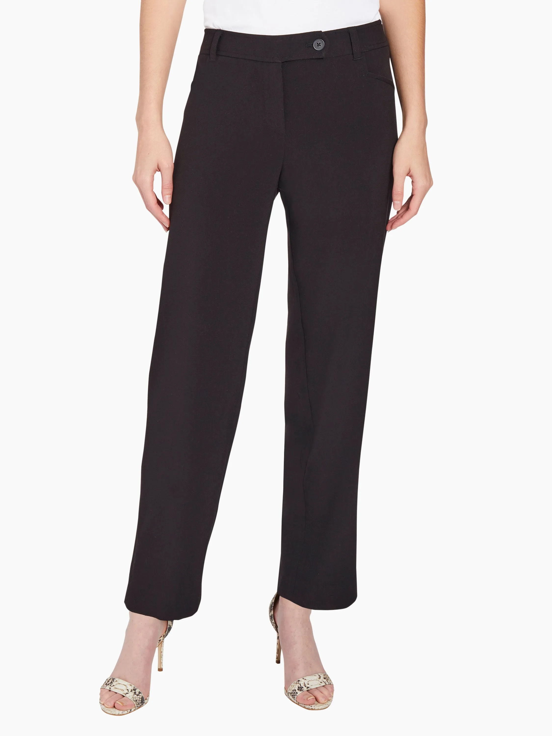 Bi-Stretch Gerade Bein Hose
