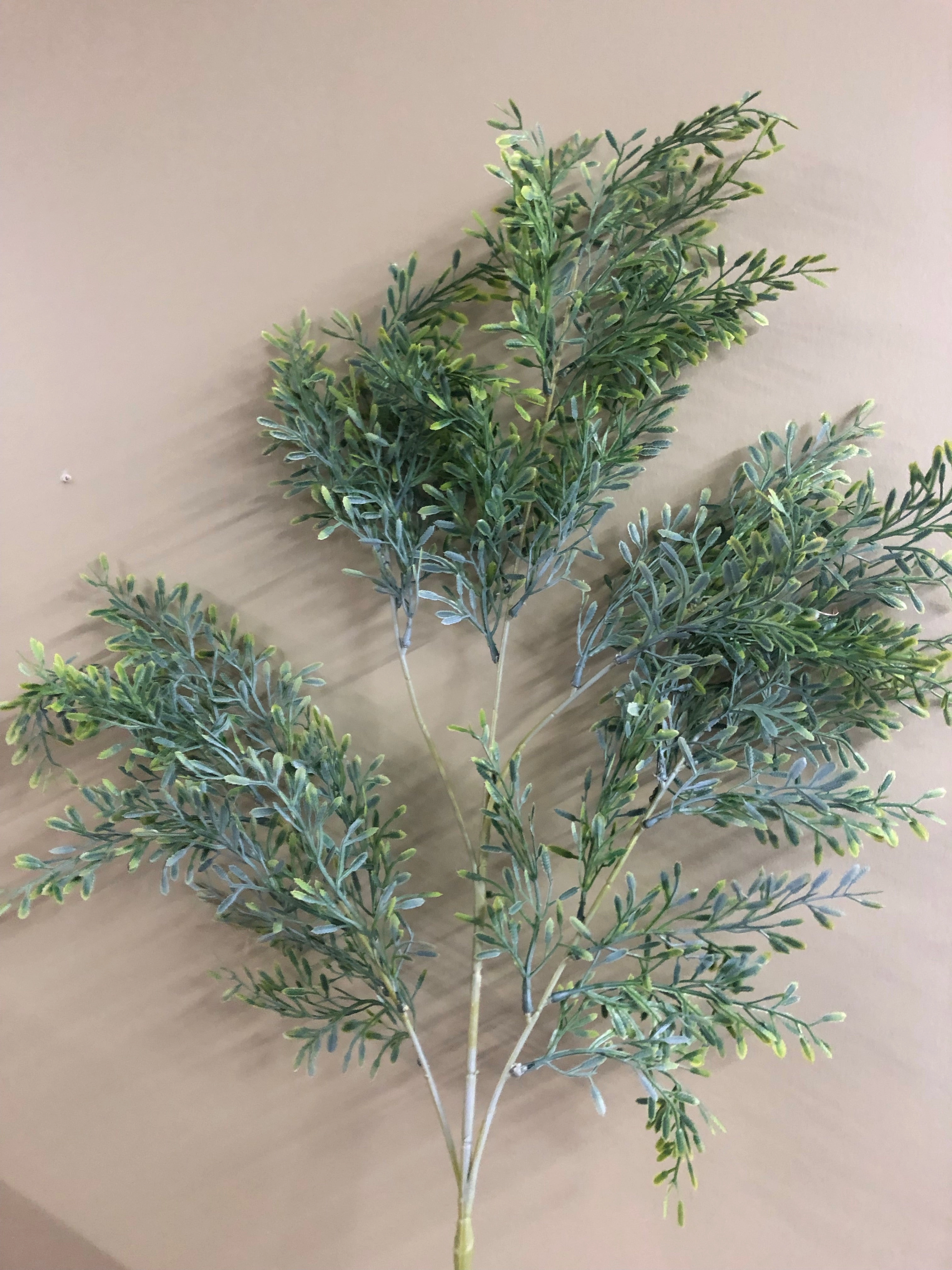 Big real touch green leaf artificial greenery desmanthus virgatus artificial flower bouquet  