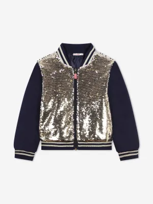 Billieblush Girls Paillettenjacke in Gold