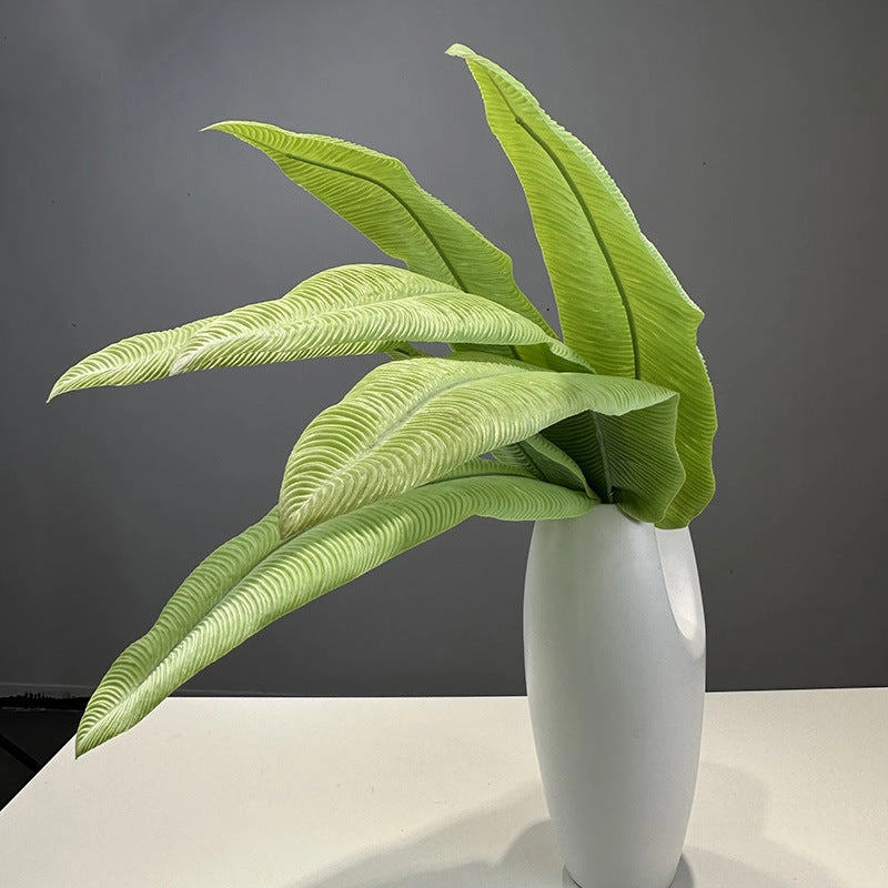 Bird Paradise Leaf Artificial Greenery 112cm STRELITZIALEAF01,dried artificial flower