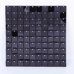 Black multicolour Sequin Backdrop Panel 12x12 Mat realistic flower bouquet  
