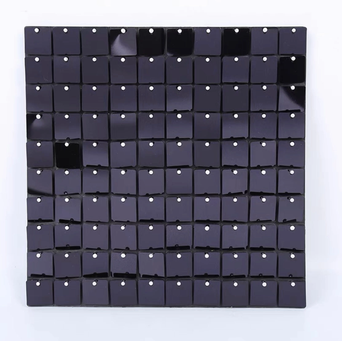 Black multicolour Sequin Backdrop Panel 12x12 Mat realistic flower bouquet  
