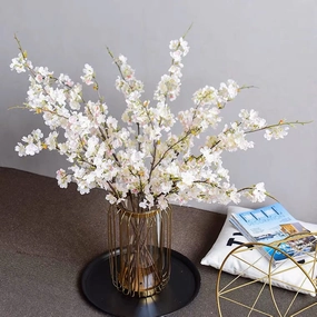 Blush Premium New Real looking Cherry Blossom high end woody detail light pink realistic flower bouquet  