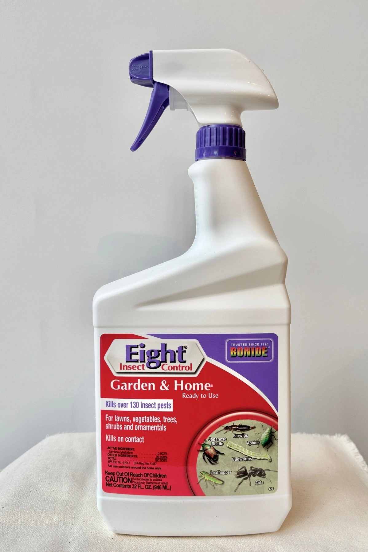 Bonide Eight Insect Control qt.,potted plant decor