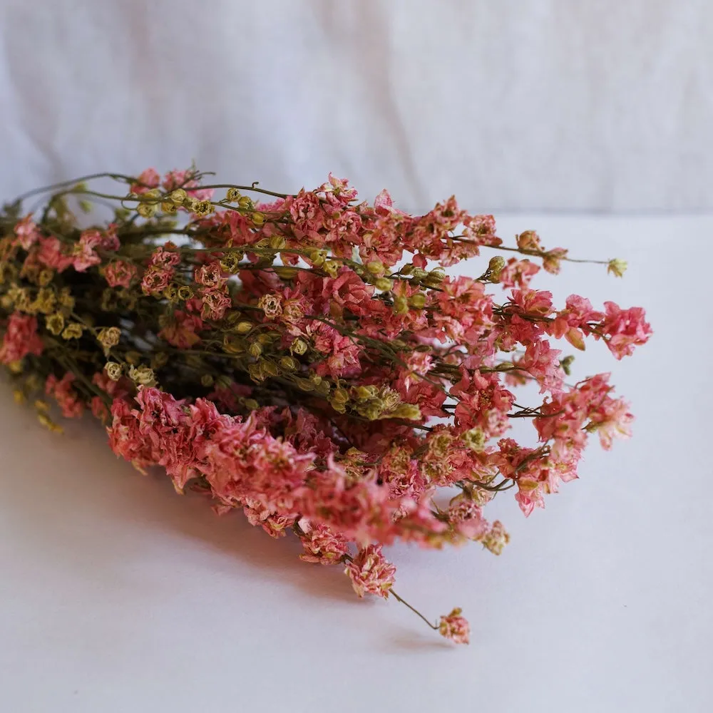Botte Delphinium rose,artificial single flower