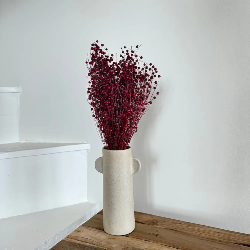 Botte Lin Bordeaux,artificial single flower