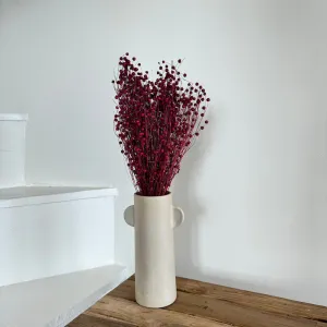 Botte Lin Bordeaux,artificial single flower