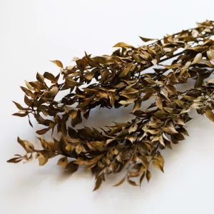 Botte Ruscus Vert olive,artificial single flower
