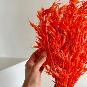 Botte Avoine Orange fonc,artificial single flower