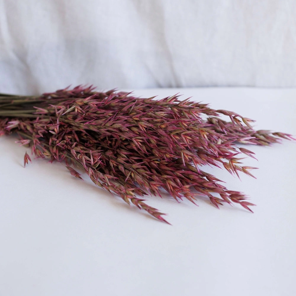 Botte Avoine rose fonc,artificial single flower