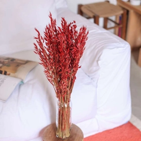 Botte d'Avoine Rouge,artificial single flower