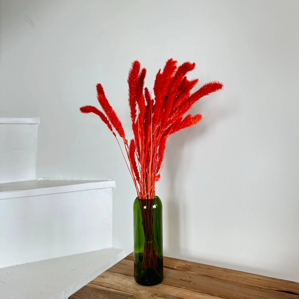 Botte Staire Orange fonc,artificial single flower