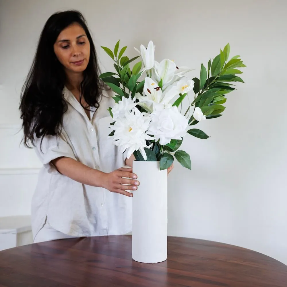 Bouquet de fleurs artificielles Genevieve