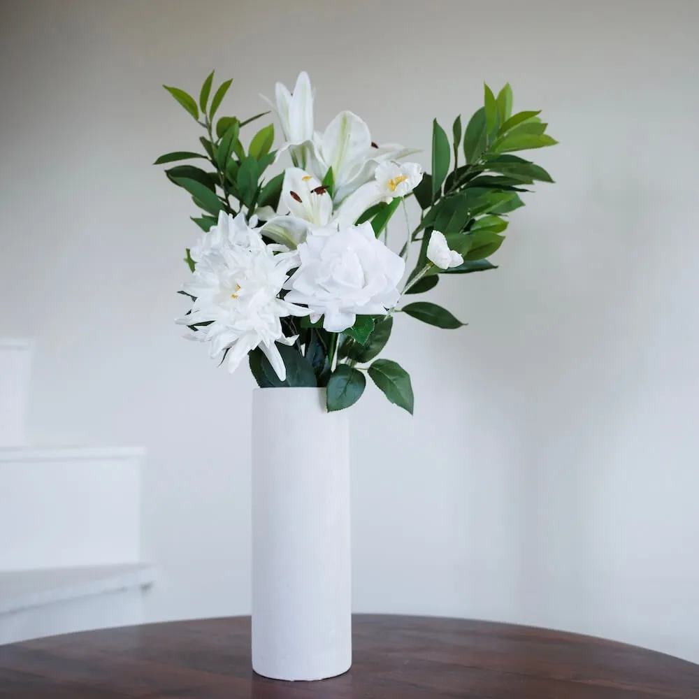 Bouquet de fleurs artificielles Genevieve,realistic flower bouquet 
