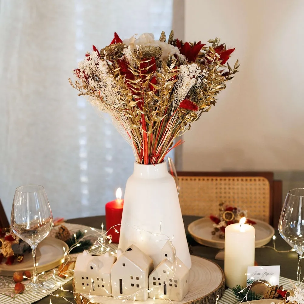 Bouquet d'hiver rouge
