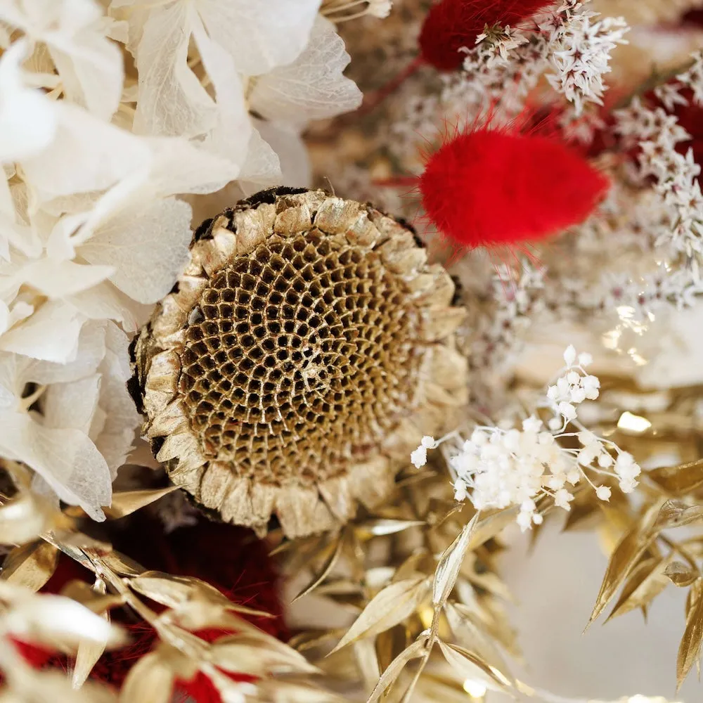 Bouquet d'hiver rouge