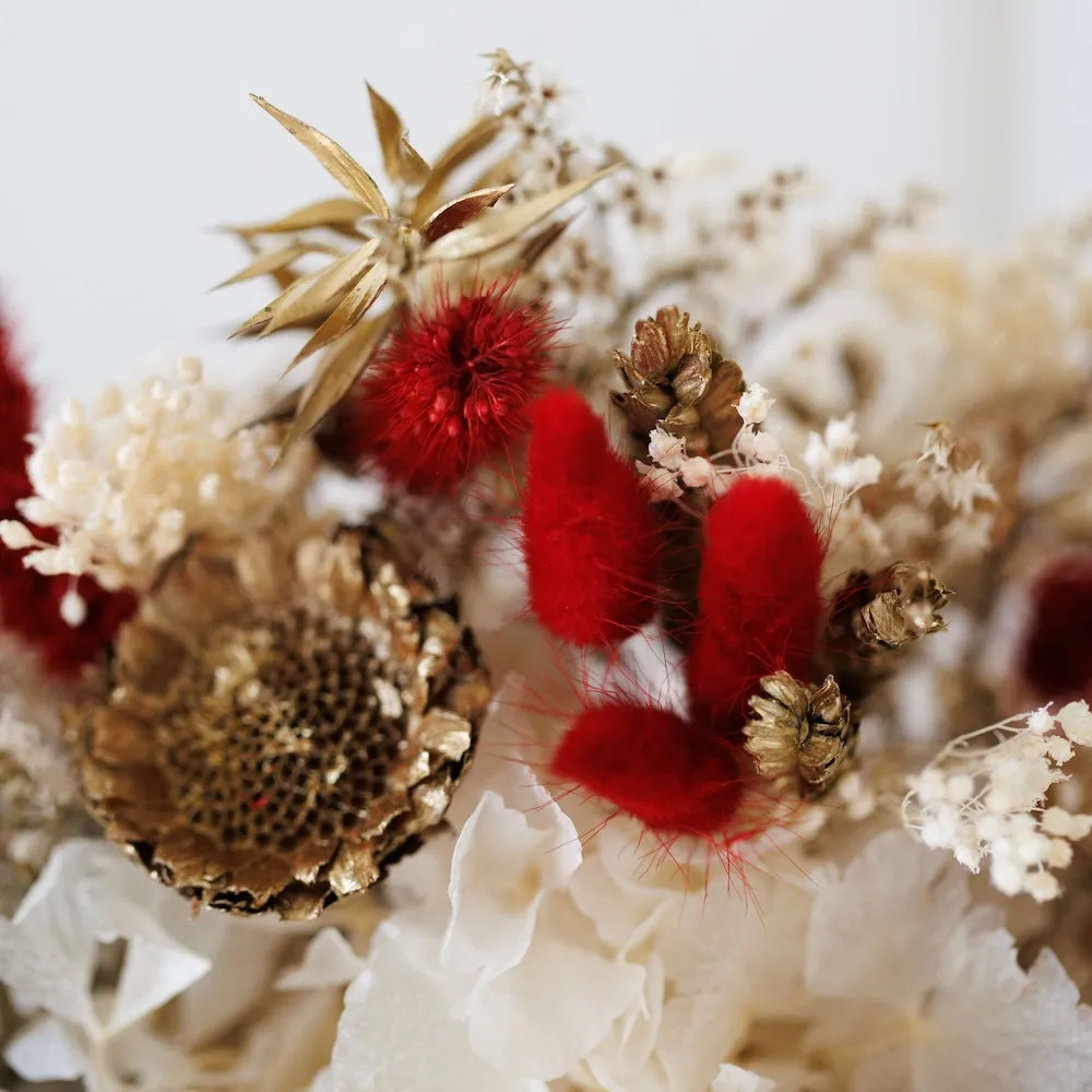 Bouquet d'hiver rouge
