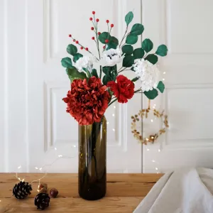Bouquet fleurs en papier de Nol Eve,realistic flower bouquet 