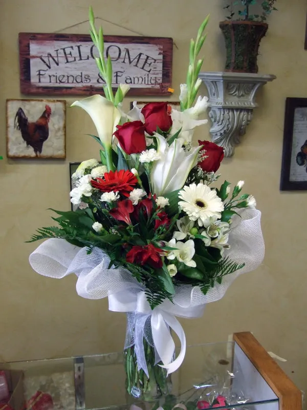 Bouquet No.28 (Photo shown is Large size. Small $95, Medium $115, Large $135 Extravagant $155 CAD),faux bloom stem 