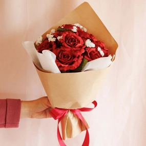 Bouquet en papier passion,mother's day bouquet