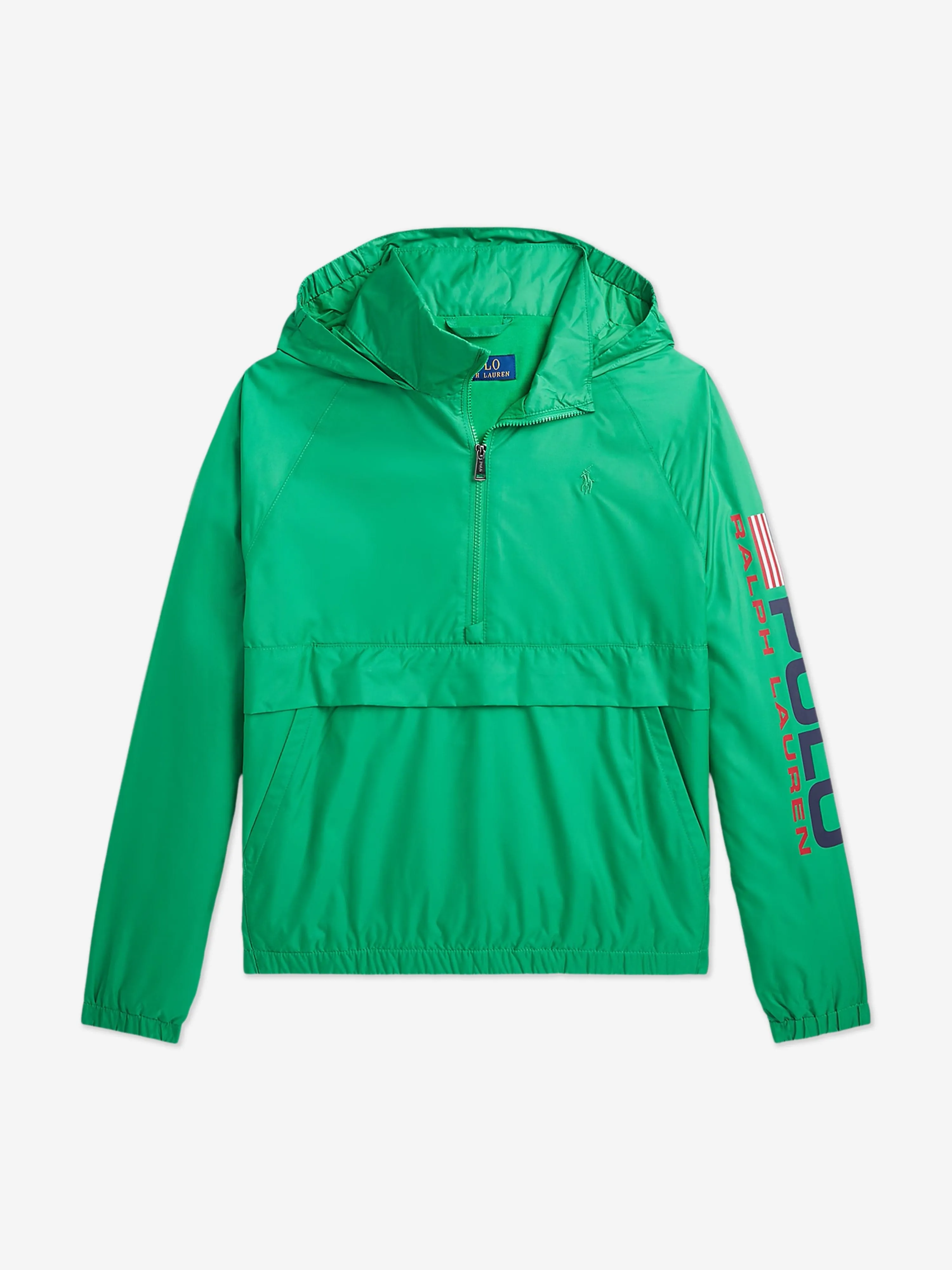 Casey Half Zip Windbreaker für Jungen in Grün
