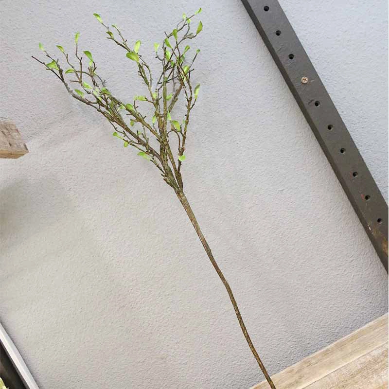 Branch With Sprout Artificial Silk Flowers Leaves 75cm Stem BRANCH002