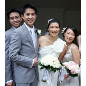 Bridal Bouquets - Roses (Ivory),realistic flower bouquet 