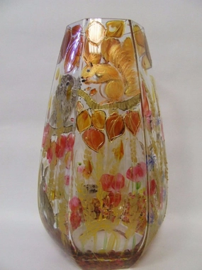 british wildlife vase,classic table vase