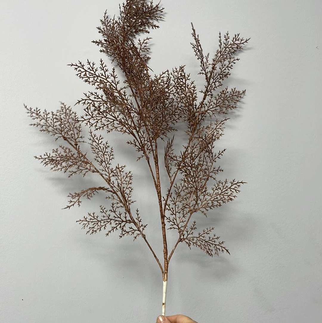 Brown Chocolate Rime Spray Artificial flower wedding greenery filler