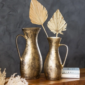 Bufamela Vase Set of 2,hand-painted ceramic vase