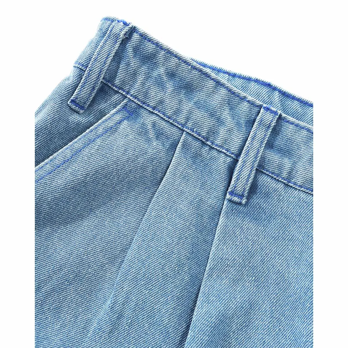 Butter Goods - Blue Note Plissierte Denim Jeans Gewaschen Indigo Butter Goods