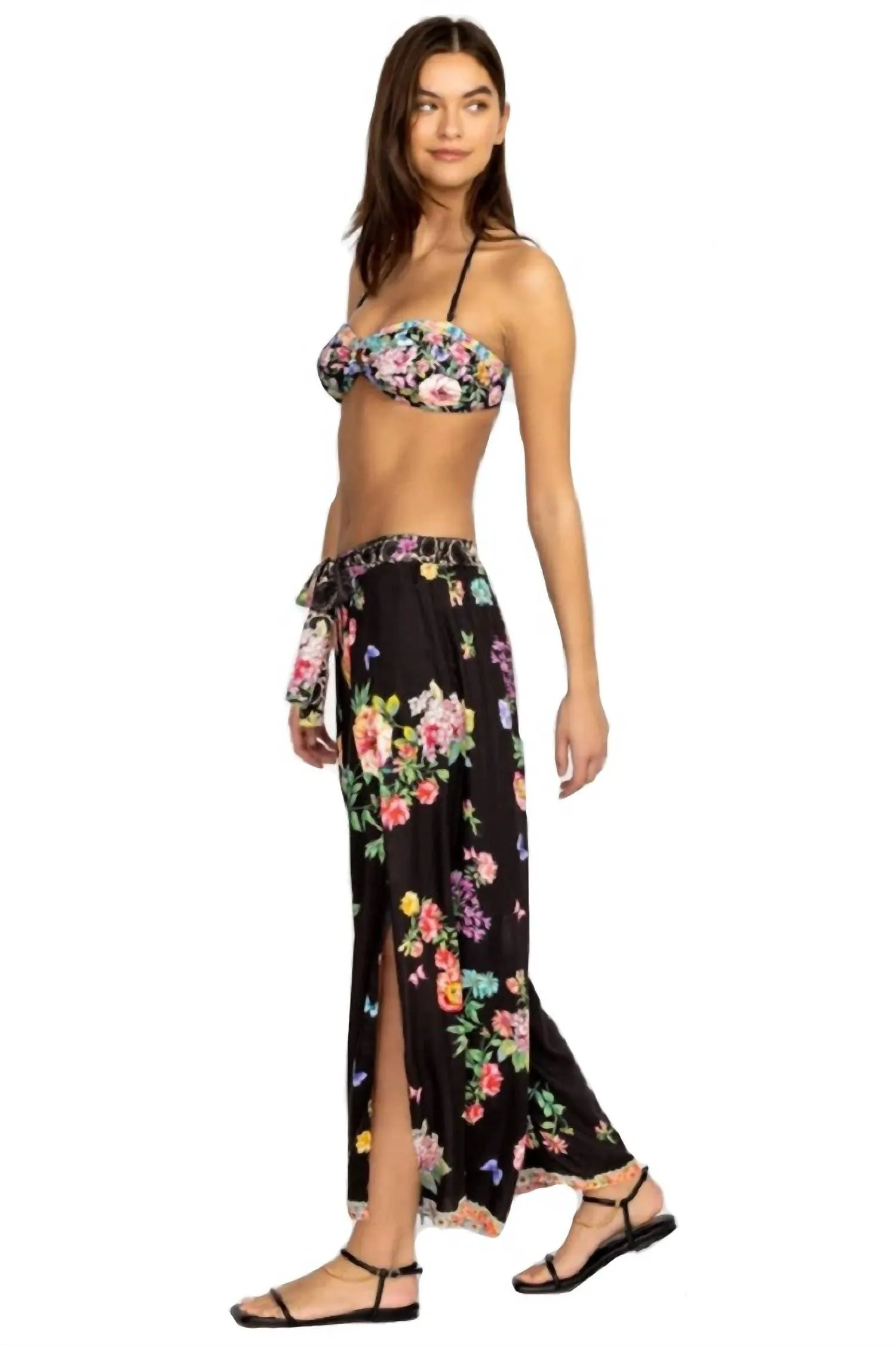 Butterfly Wrap Hose In Schwarz Multi