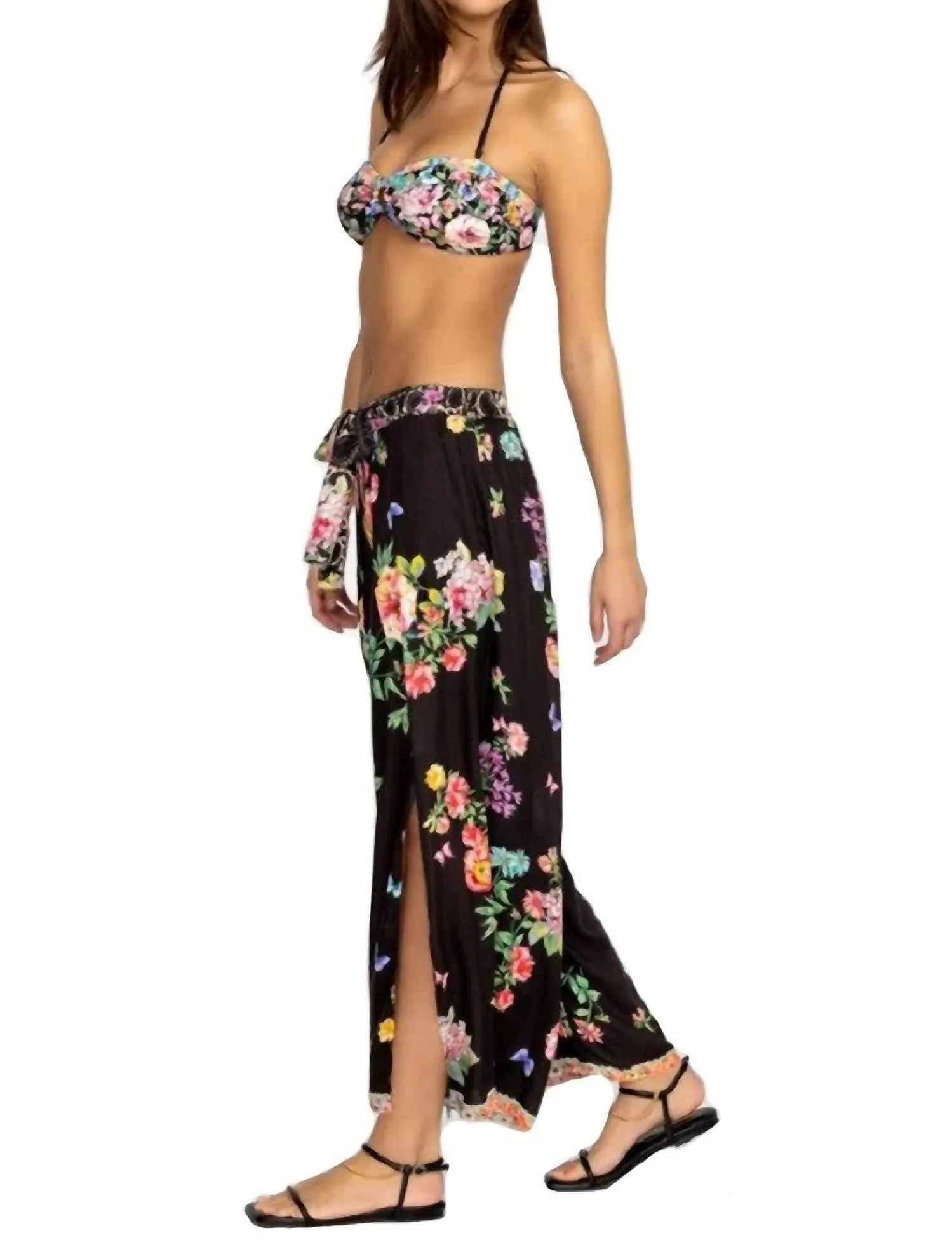 Butterfly Wrap Hose In Schwarz Multi