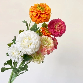 Calendula Artificial Silk Flower 60cm Stem CALENDULA001-004,dried artificial flower