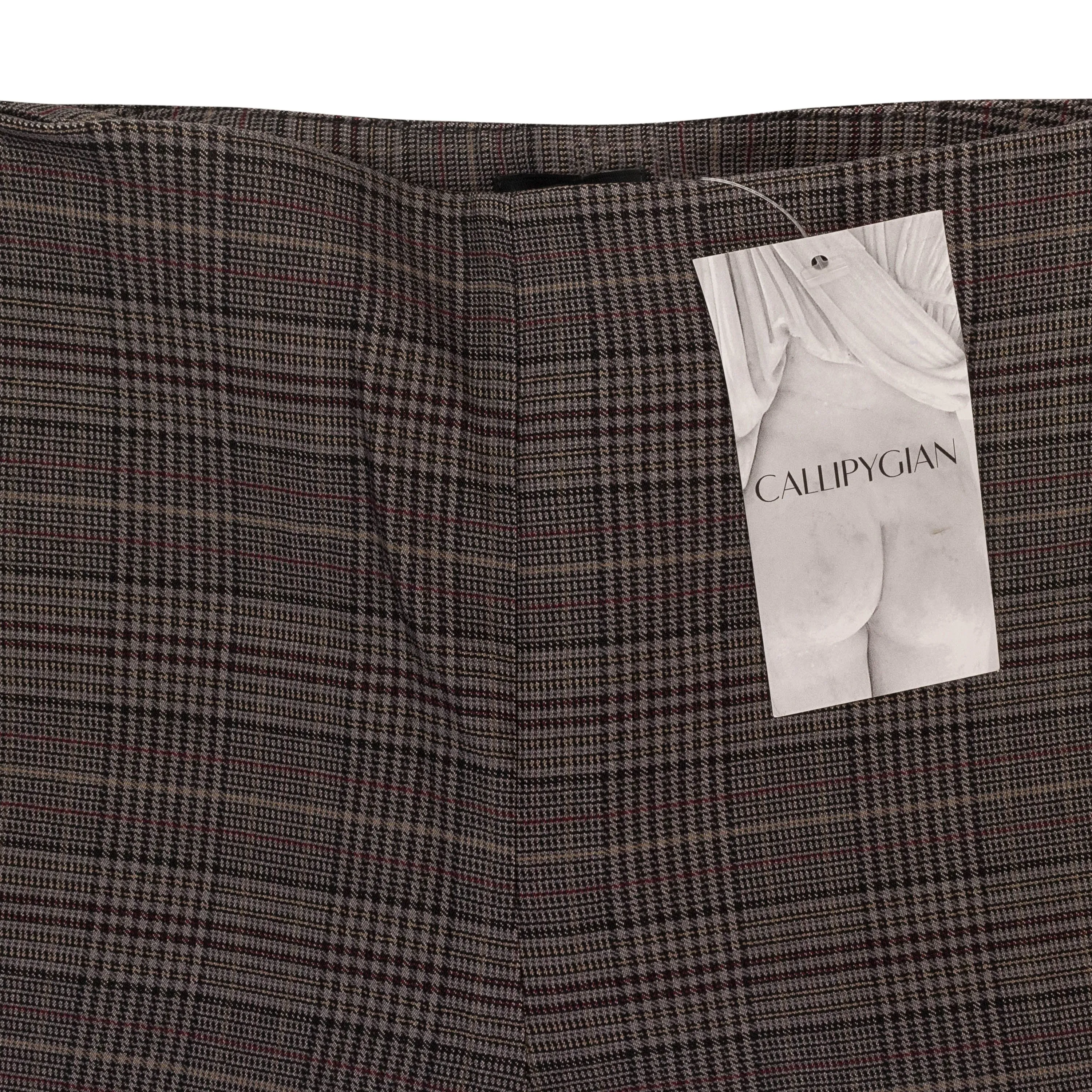 CALLIPYGIAN STRETCH GRAU ROT SCHWARZ BEIGE SCHMALE HOSE