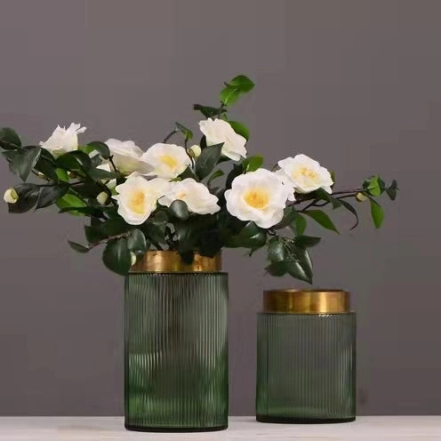 Camellia Artificial Silk Flowers 58cm Stem White CAMELLIA001