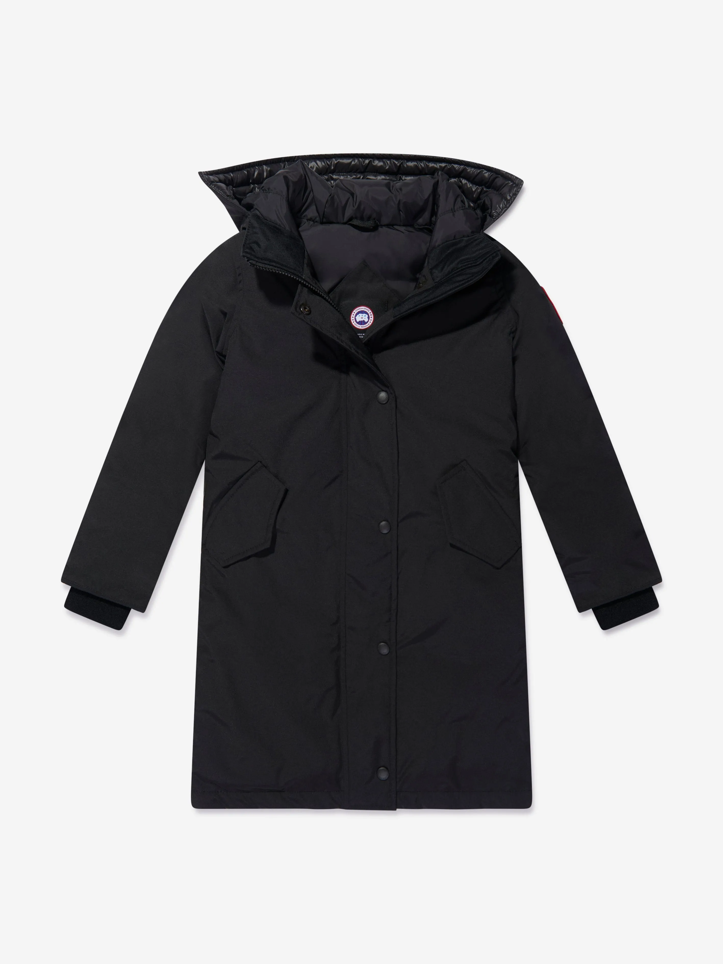 Canada Goose Girls Brittania Parka in Schwarz