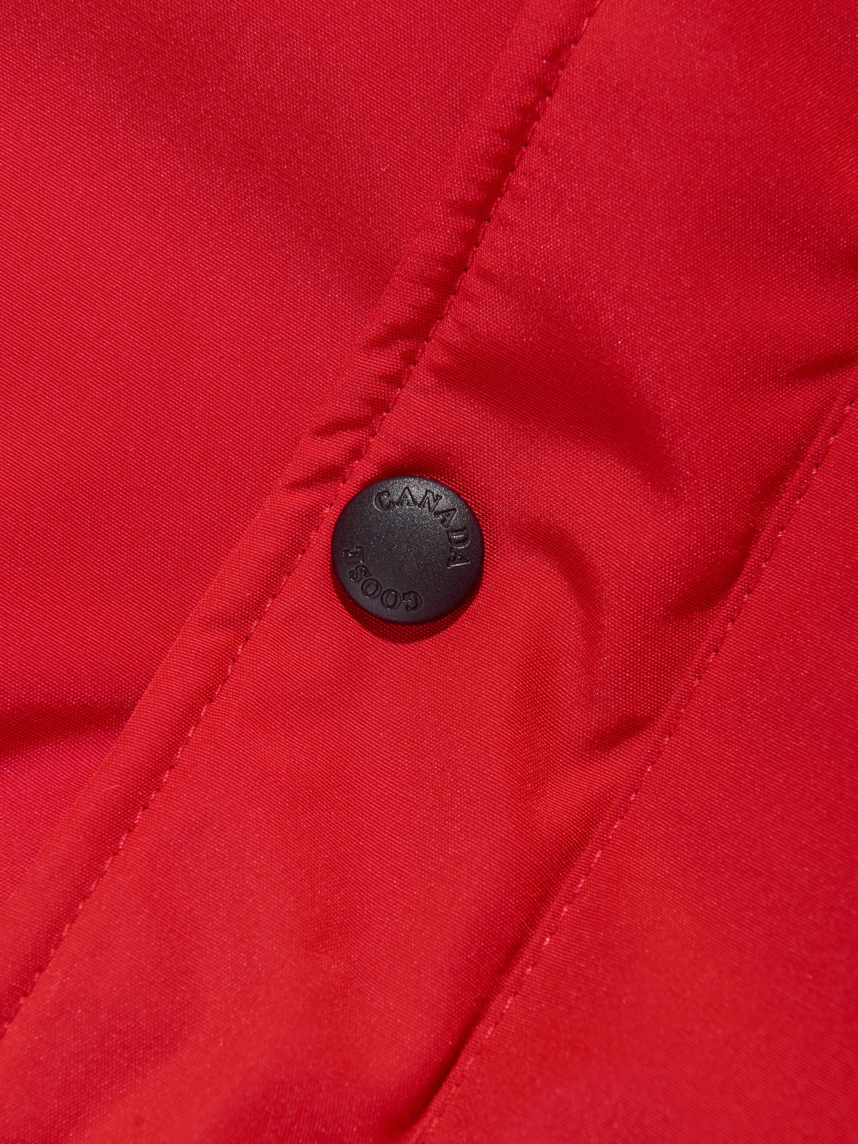 Canada Goose Kinder Lynx Parka in Rot