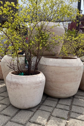 Cape Unglazed Planter Large,indoor flower container