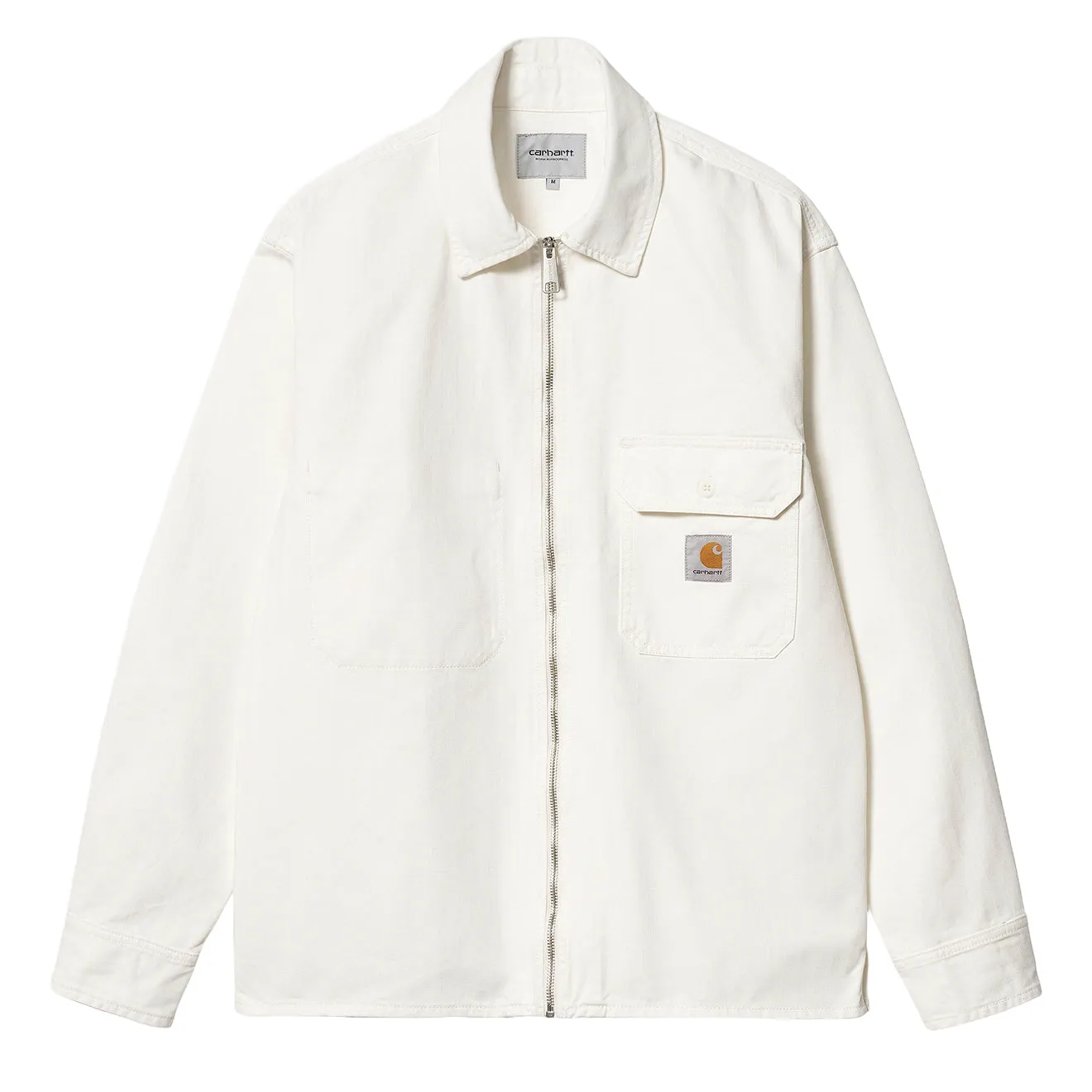 Carhartt WIP Rainer Hemd Jacke Off-White Gewaschen