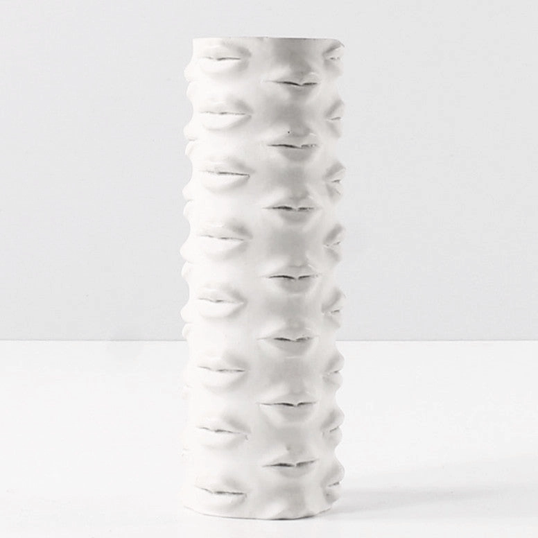 Carlisle Vase,hand-painted ceramic vase