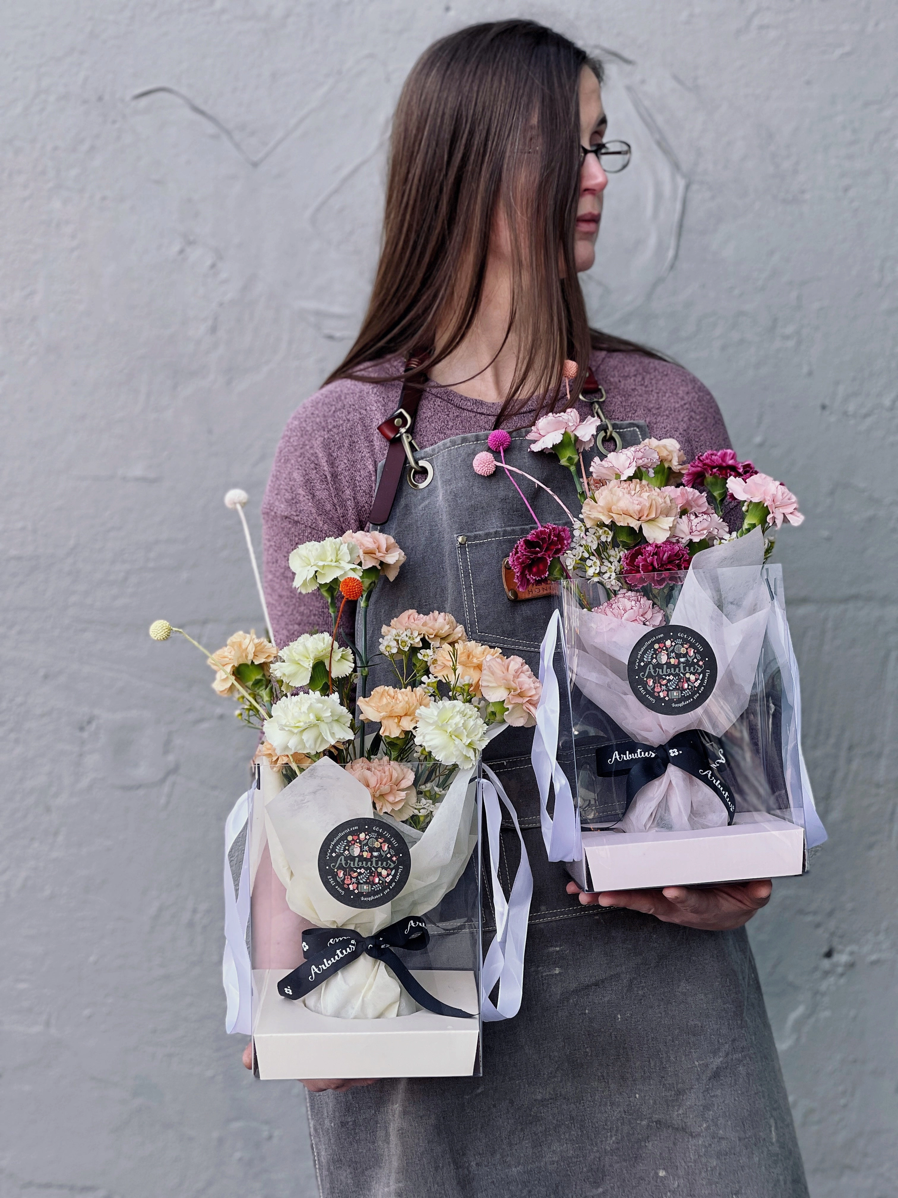 Carnation Handbag,funeral flower decor