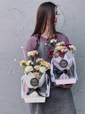 Carnation Handbag,funeral flower decor