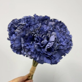 Carnation Navy Blue Bunch artificial flower bouquet  