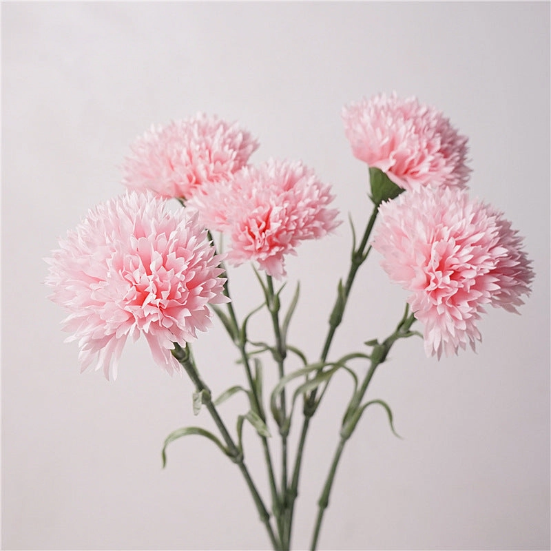 Carnation Real Touch Single Artificial Flower Pink 50cm Stem CARNATION01,dried artificial flower