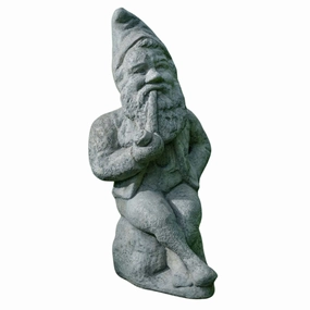 Cast Stone Vintage Garden Gnome Garden Statue,planting accessories kit