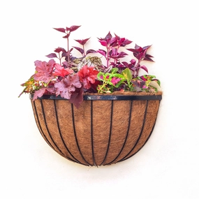Cathedral Wall Basket,terracotta plant pot
