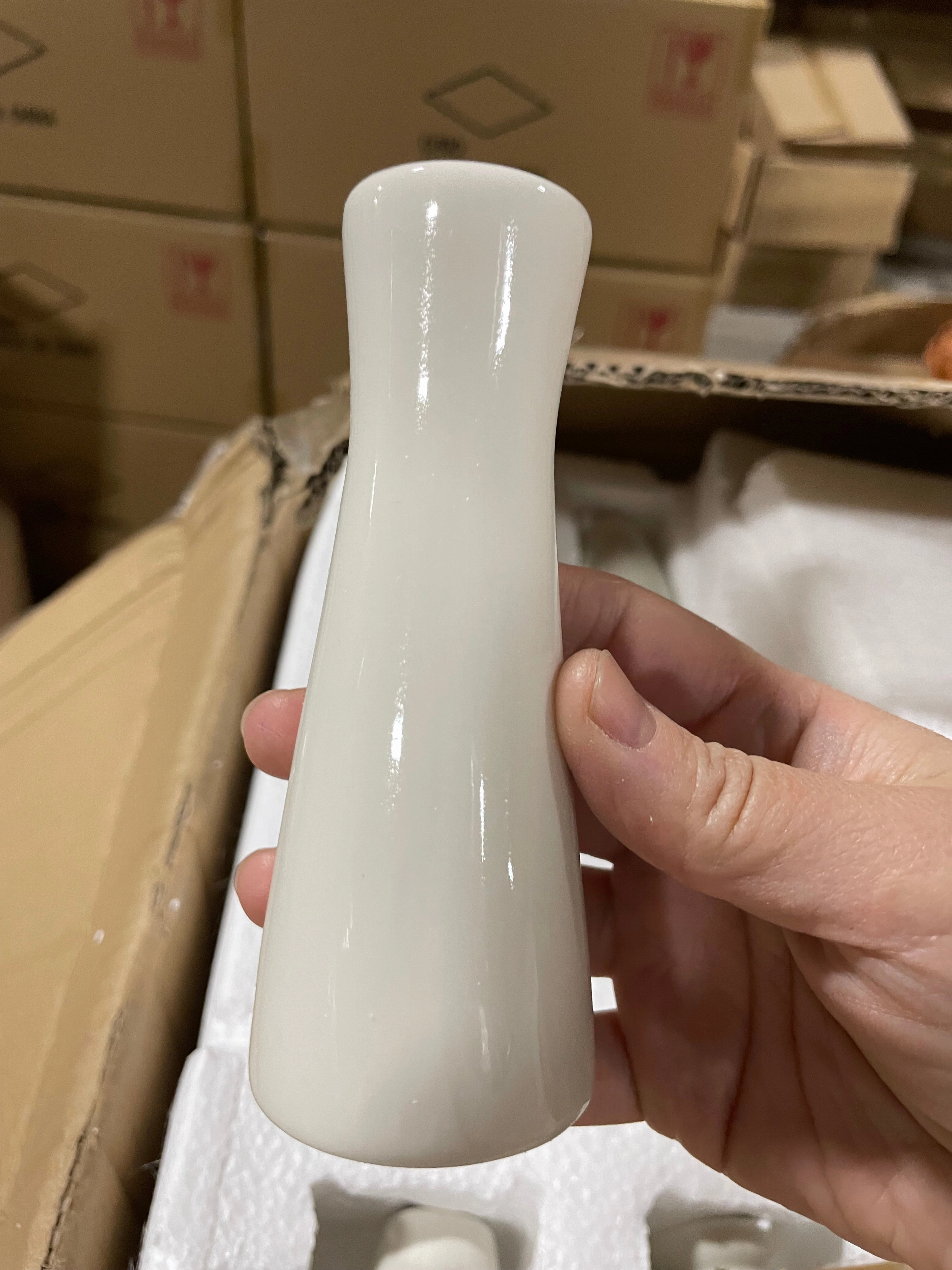 Ceramic Small White vase 4.5-5